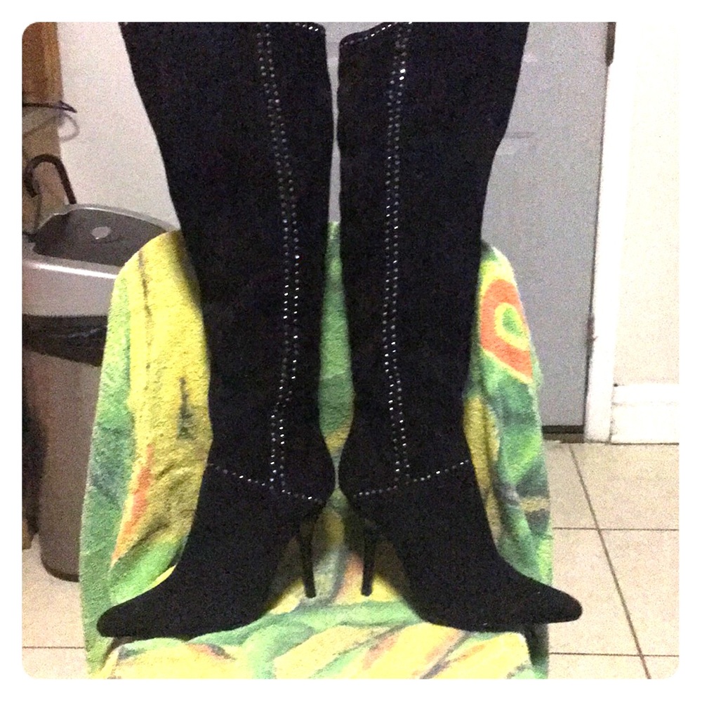 Over the knee dressy women boots